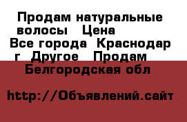 Продам натуральные волосы › Цена ­ 3 000 - Все города, Краснодар г. Другое » Продам   . Белгородская обл.